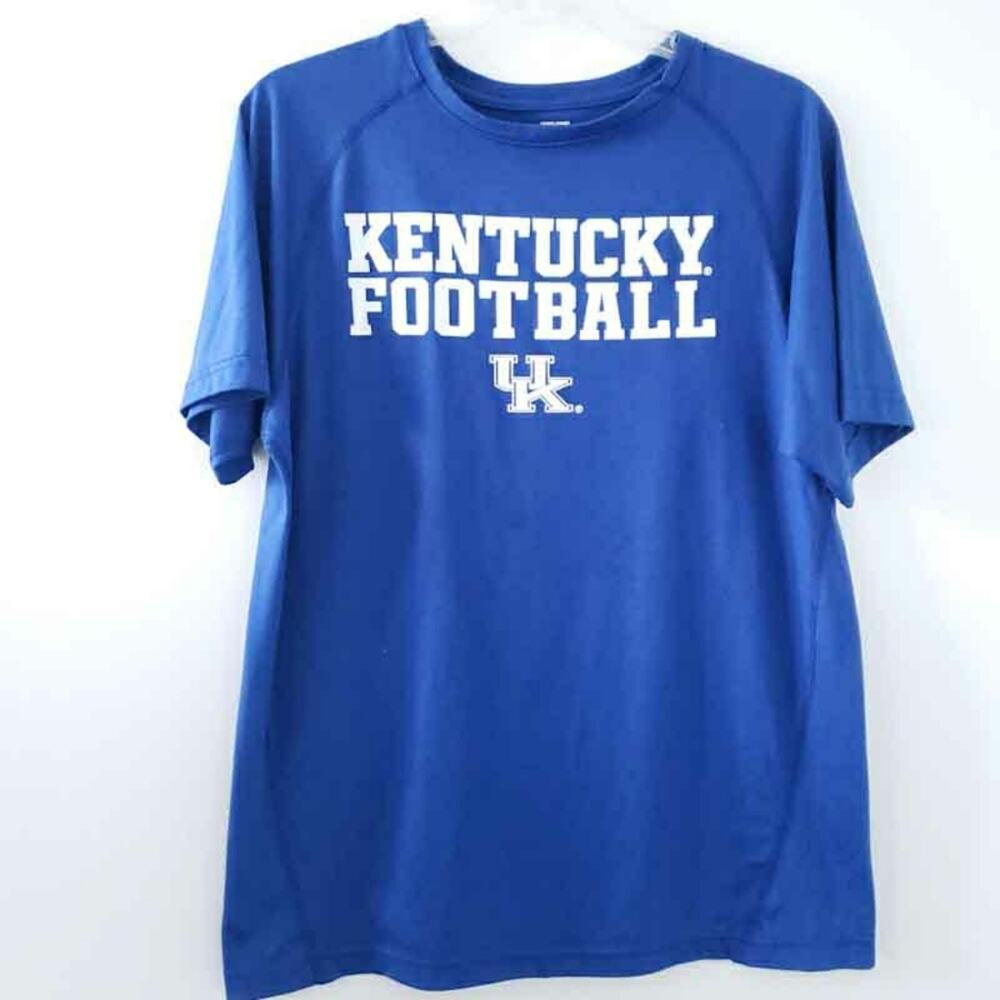 University of Kentucky UK Football Shirt XL 18-20 Womne Short Sleeve Wildcats